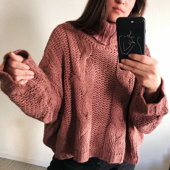 Last 1️⃣ SWEATER | TURTLENECK KNIT CABLE SWEATER - Picture 3 of 7